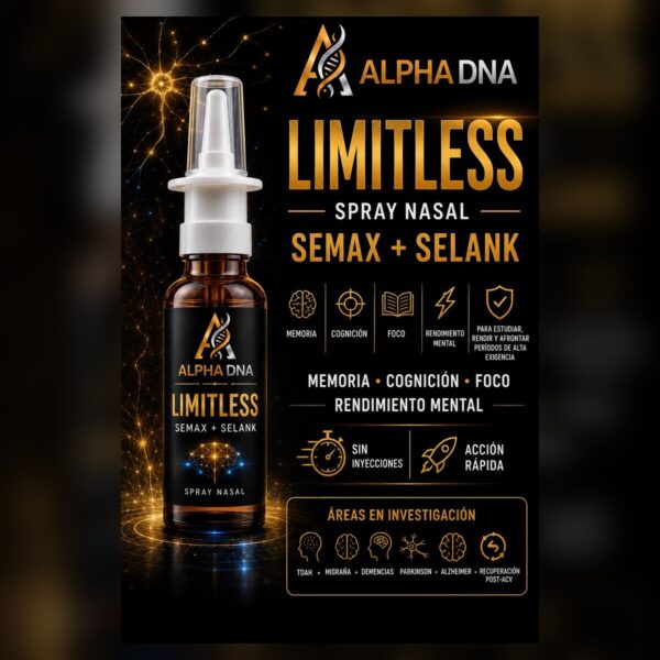 STACK EN LAPICERA DESCARTABLE: LIMITLESS (Semax + Selank)