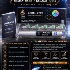 STACK EN LAPICERA DESCARTABLE: LIMITLESS (Semax + Selank)