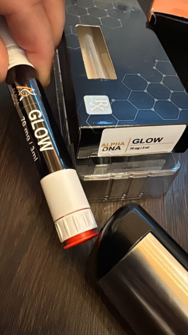 STACK EN LAPICERA DESCARTABLE: GLOW 70 (GHK-Cu 50 mg + BPC-157 10 mg + TB-500 10 mg)