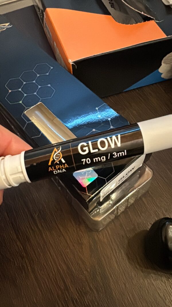 STACK EN LAPICERA DESCARTABLE: GLOW 70 (GHK-Cu 50 mg + BPC-157 10 mg + TB-500 10 mg)