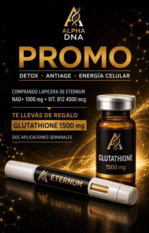 STACK EN LAPICERA DESCARTABLE: ETERNUM (NAD+ 1000 mg + B12 4000 mcg)