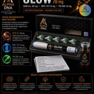 STACK EN LAPICERA DESCARTABLE: KLOW 80 (GHK-Cu 50 mg + BPC-157 10 mg + TB-500 10 mg + KPV 10 mg)
